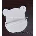 PU Leather Bear Shape Hang Tag can be Decorated with DIY Slide Letters